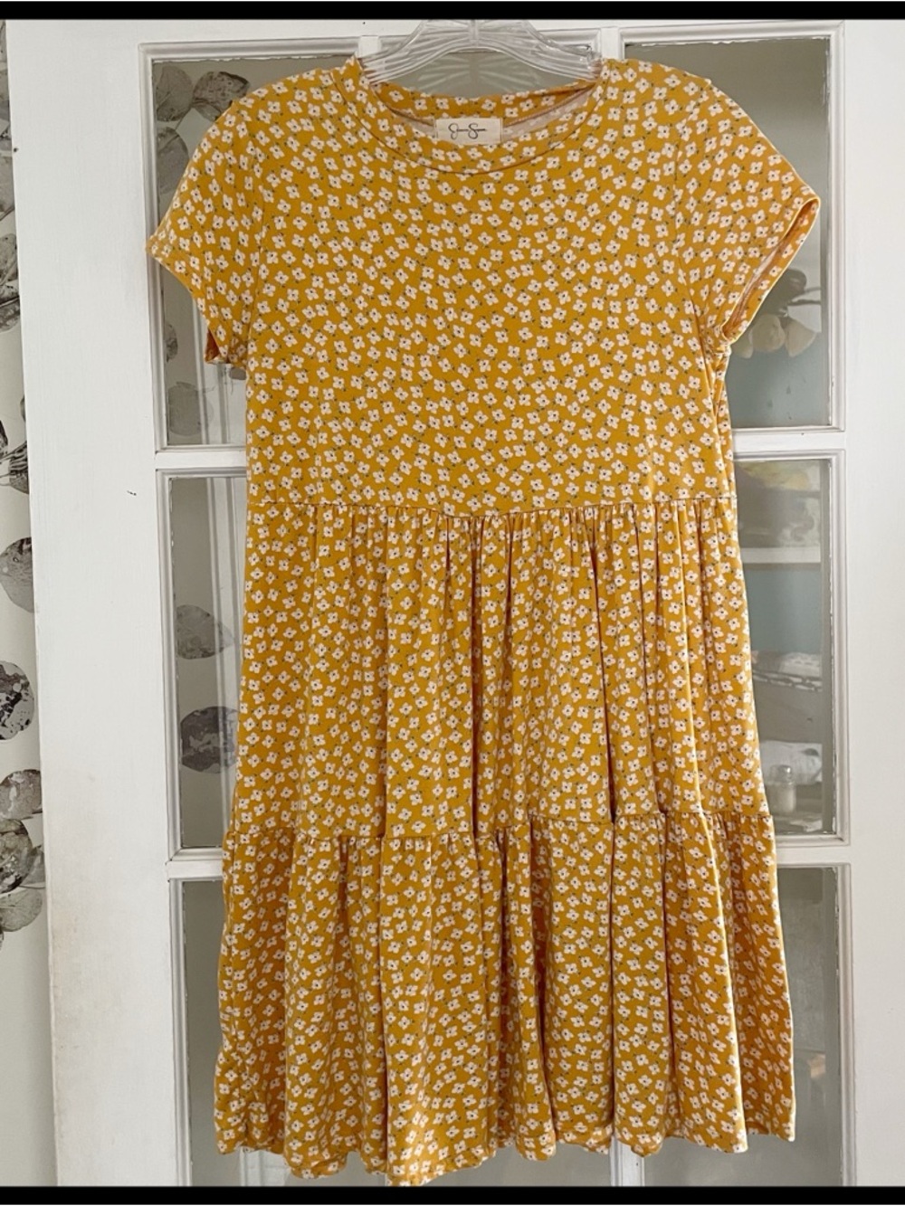 🆕 {Jessica Simpson} Ditzy Floral Tiered Dress